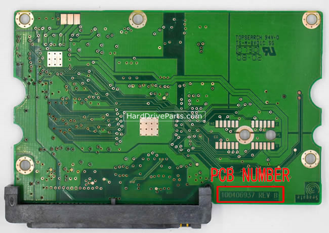 (image for) Seagate ST3250824AS PCB Board 100406937