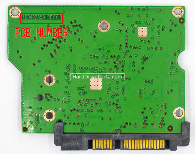 (image for) Seagate ST3160815AS Hard Drive PCB 100422559