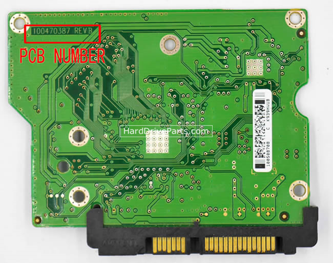 (image for) Seagate ST3160815AS Hard Drive PCB 100470387