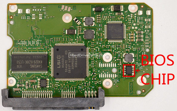 (image for) Seagate PCB Board 100517995 REV C