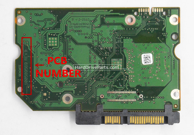 (image for) Seagate HDD PCB 100589569