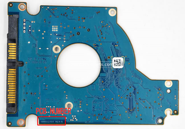 (image for) Seagate HDD PCB 100612797