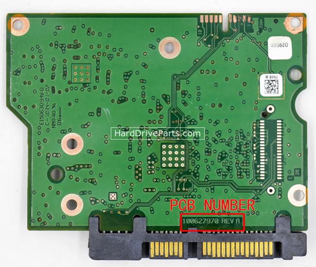 (image for) Seagate ST3000DM001 Hard Drive PCB 100627970