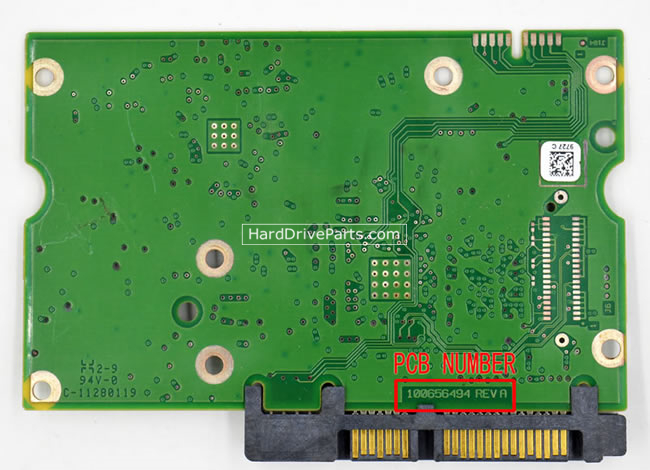 (image for) Seagate ST33000650NS Hard Drive PCB 100656494