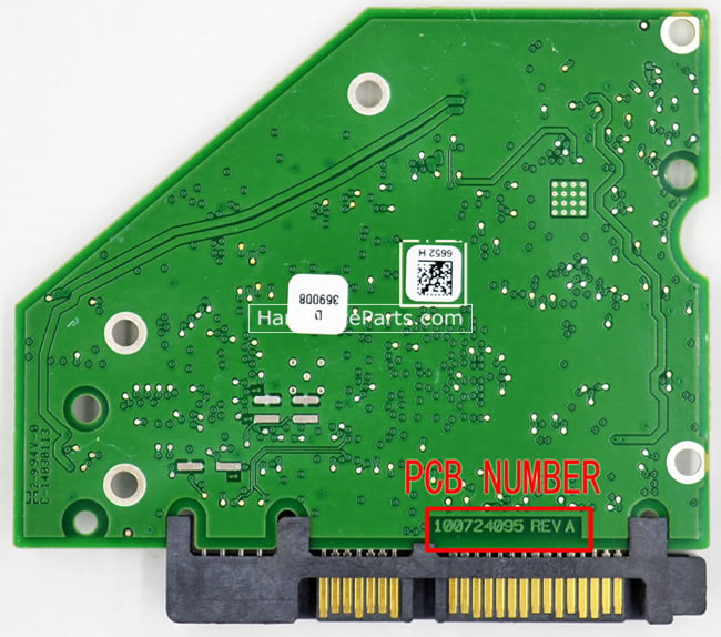 (image for) Seagate ST3000DM001 Hard Drive PCB 100724095