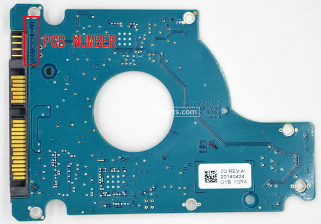 (image for) Seagate ST1500LM006 PCB Board 100739392