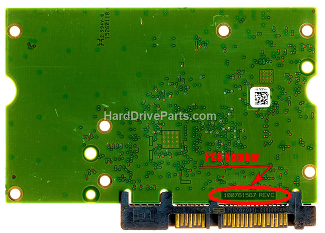 (image for) Seagate PCB Board 100743762