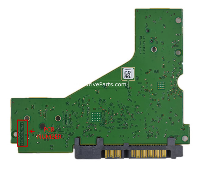 (image for) Seagate HDD PCB 100743767