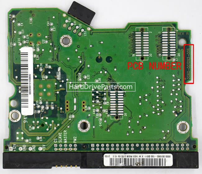 (image for) Western Digital HDD PCB 2060-001092-006