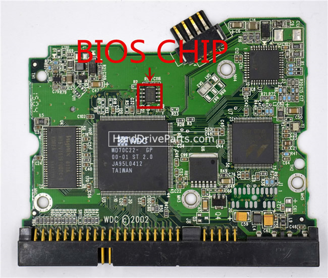 (image for) Western Digital WD1600BB HDD PCB 2060-001173-004