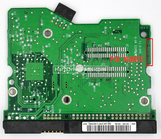 (image for) Western Digital HDD PCB 2060-001189-003