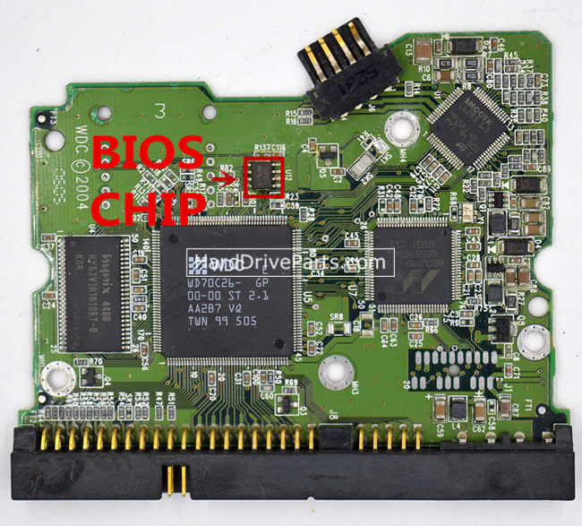 (image for) Western Digital WD1600BB HDD PCB 2060-001266-001