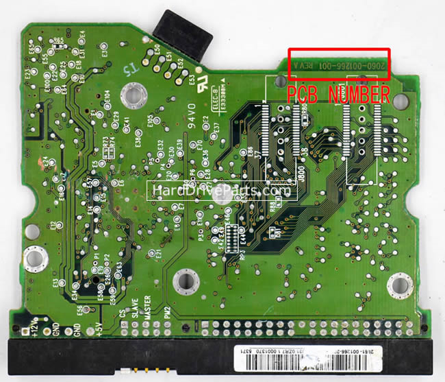 (image for) Western Digital WD1600BB HDD PCB 2060-001266-001