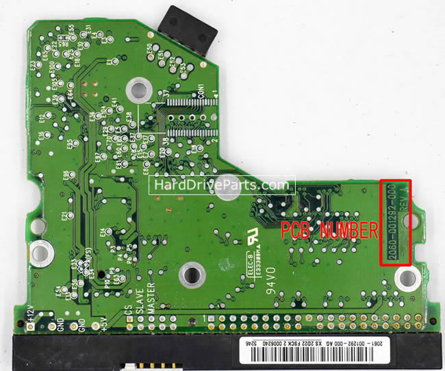 (image for) Western Digital PCB Board 2060-001292-000 REV A