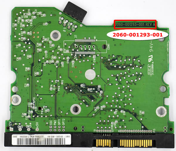 (image for) Western Digital HDD PCB 2060-001293-001