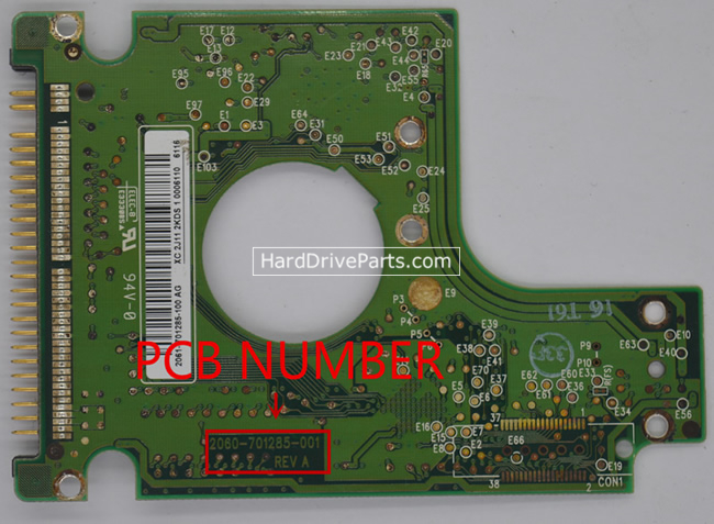 (image for) WD WD400VE PCB Board 2060-701285-001