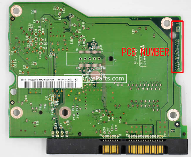 (image for) Western Digital PCB Board 2060-701474-002 REV A