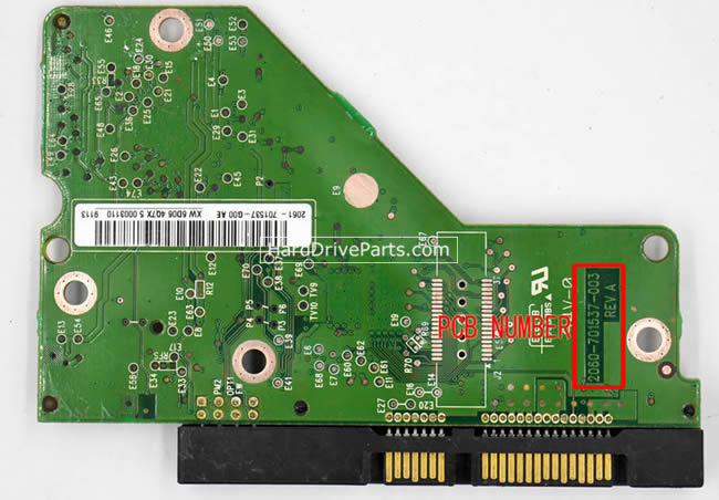 (image for) WD1600AAJS WD PCB Circuit Board 2060-701537-003