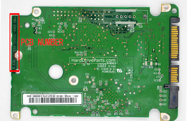 (image for) Western Digital HDD PCB 2060-701543-003