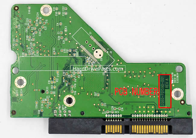 (image for) WD1600AAJS WD PCB Circuit Board 2060-701590-001