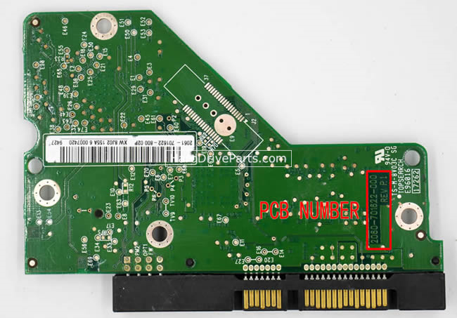 (image for) Western Digital PCB Board 2060-701622-000 REV P1