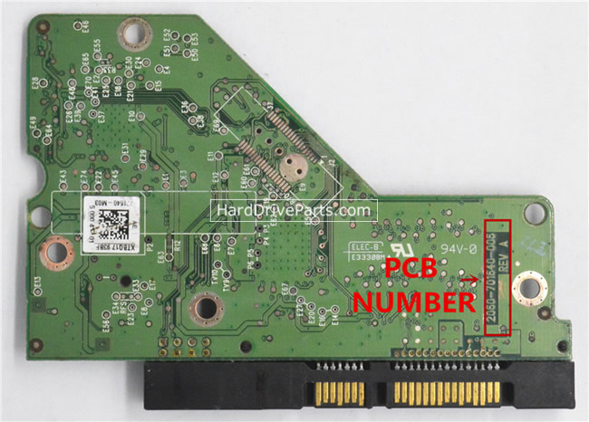 (image for) Western Digital PCB Board 2060-701640-006