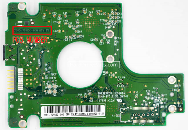 (image for) Western Digital HDD PCB 2060-701650-000