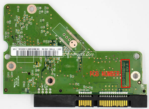 (image for) WD1600AAJS WD PCB Circuit Board 2060-771590-001