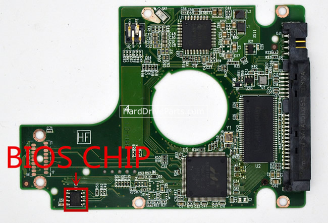 (image for) Western Digital PCB Board 2060-771629-006 REV P1