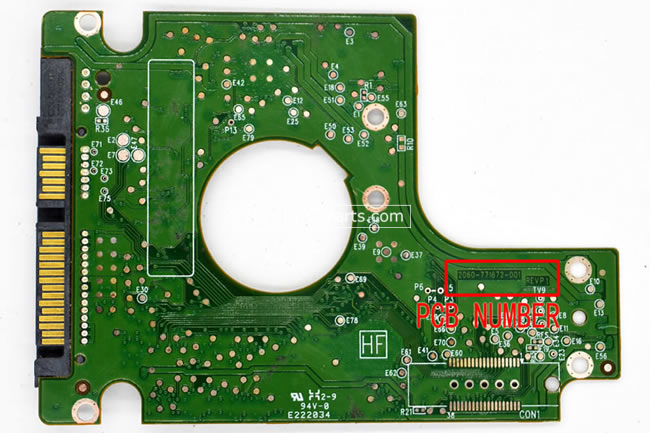 (image for) WD1600BEVT WD PCB Circuit Board 2060-771672-001