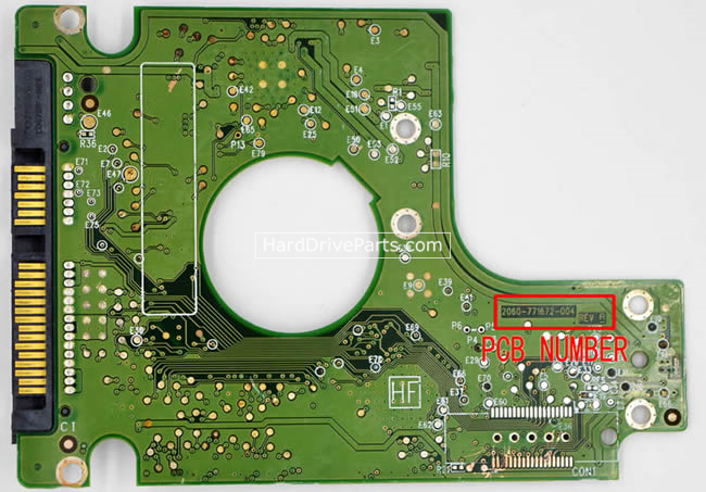 (image for) WD1600BEVT WD PCB Circuit Board 2060-771672-004