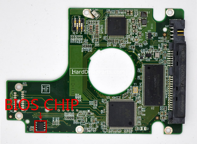 (image for) Western Digital WD1600BEKT HDD PCB 2060-771692-006