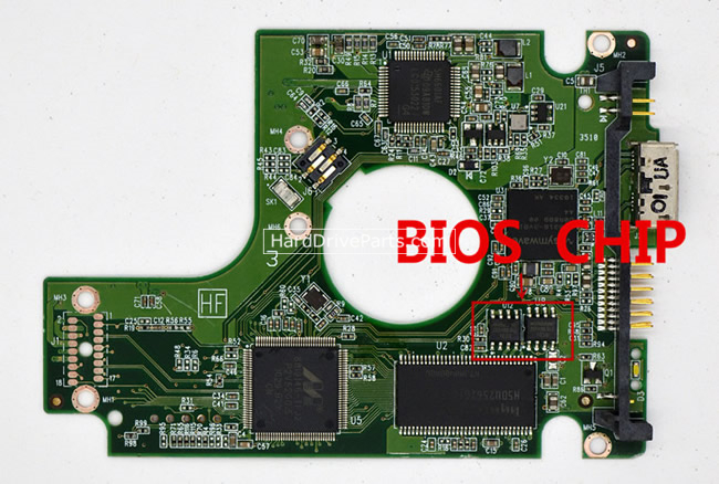 (image for) Western Digital PCB Board 2060-771737-000 REV A / P1