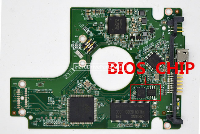 (image for) Western Digital PCB Board 2060-771754-000 REV A / P1