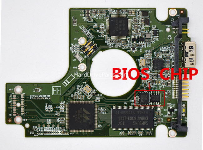 (image for) Western Digital PCB Board 2060-771761-001 REV A / P1