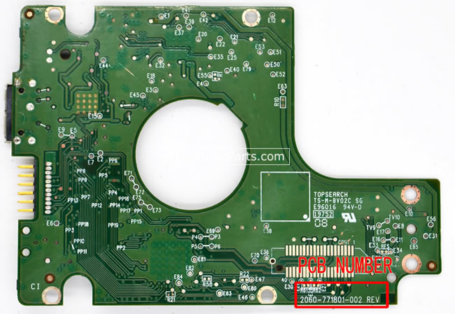 (image for) WD15NMVW WD PCB Circuit Board 2060-771801-002