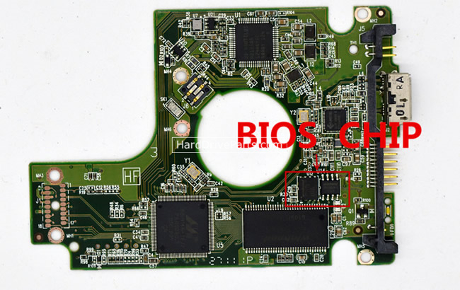 (image for) Western Digital PCB Board 2060-771814-001 REV P1