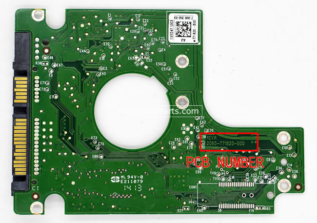 (image for) WD1600BPVT WD PCB Circuit Board 2060-771820-000