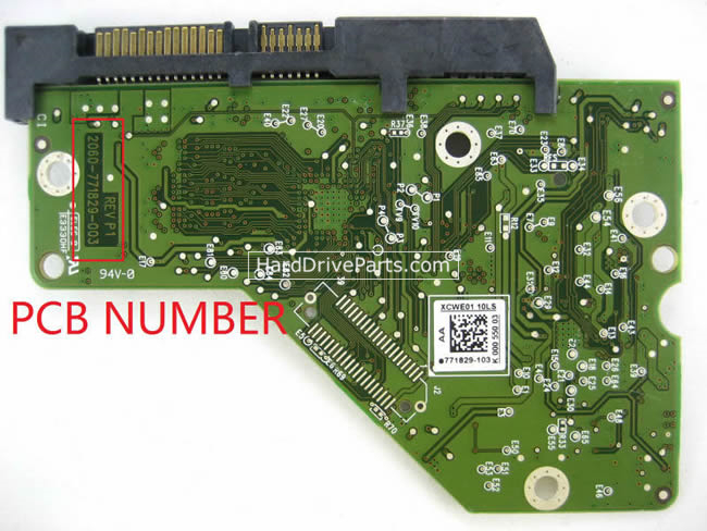 (image for) WD WD10EZEX-00KUWA0 PCB Board 2060-771829-003