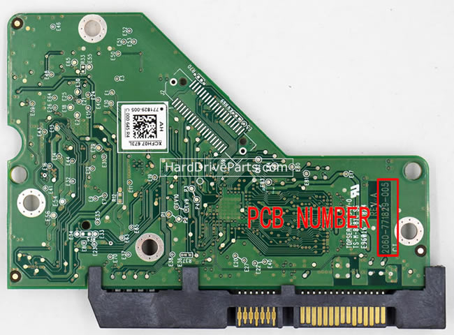 (image for) Western Digital WD10EZEX HDD PCB 2060-771829-005