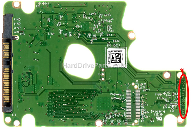 (image for) Western Digital PCB Board 2060-771831-001