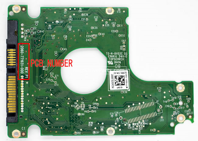 (image for) WD WD5000LPVT PCB Board 2060-771931-000