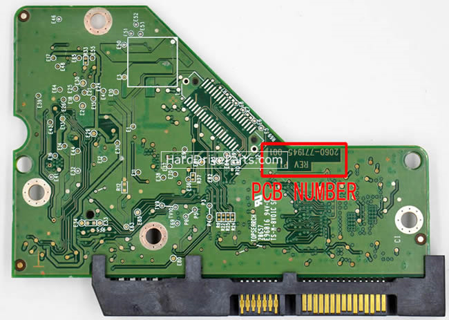 (image for) Western Digital PCB Board 2060-771945-001 REV P1 / A