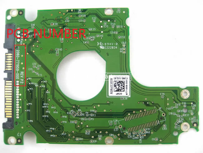 (image for) Western Digital PCB Board 2060-771959-000 REV P2