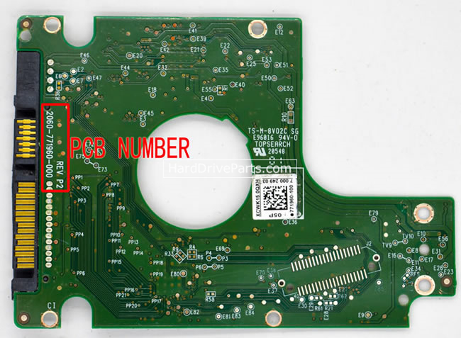 (image for) WD WD10JFCX PCB Board 2060-771960-000