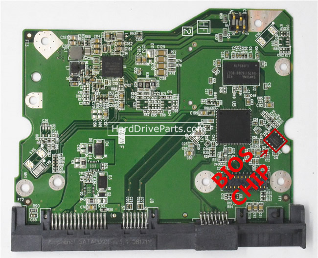 (image for) WD WD60EZRX-00MVLB1 PCB Board 2060-800001-000