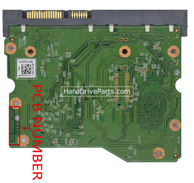 (image for) Western Digital HDD PCB 2060-800002-007