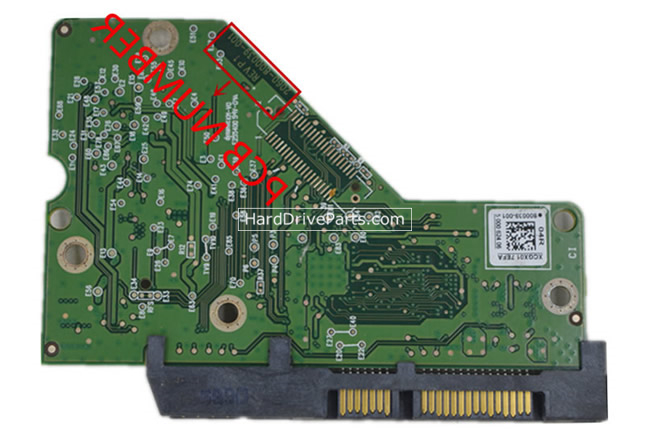 (image for) WD WD10EZEX-75WN4A0 PCB Board 2060-800039-001