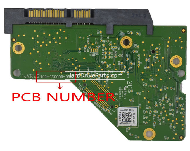 (image for) Western Digital HDD PCB 2060-800055-001