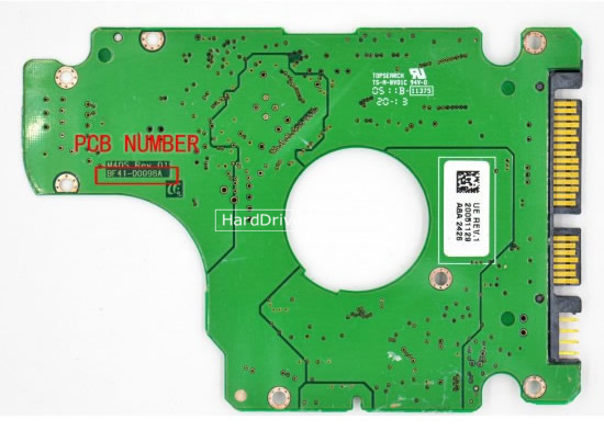 (image for) SAMSUNG HDD PCB BF41-00098A